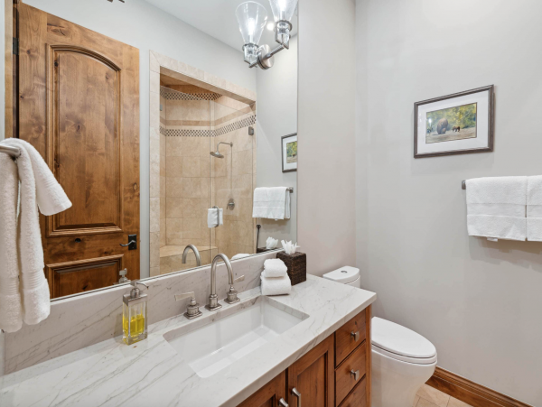 Ski in via Bedstraw and shuttle out Bachelors Gulch Residence